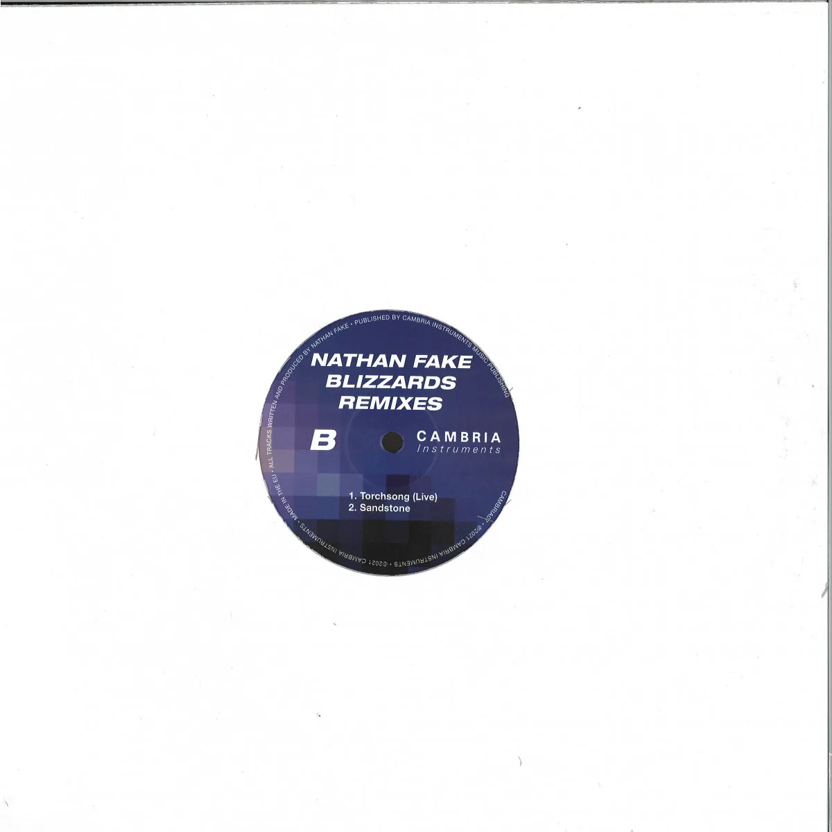 Back cover — Nathan Fake — Blizzards (Remixes)