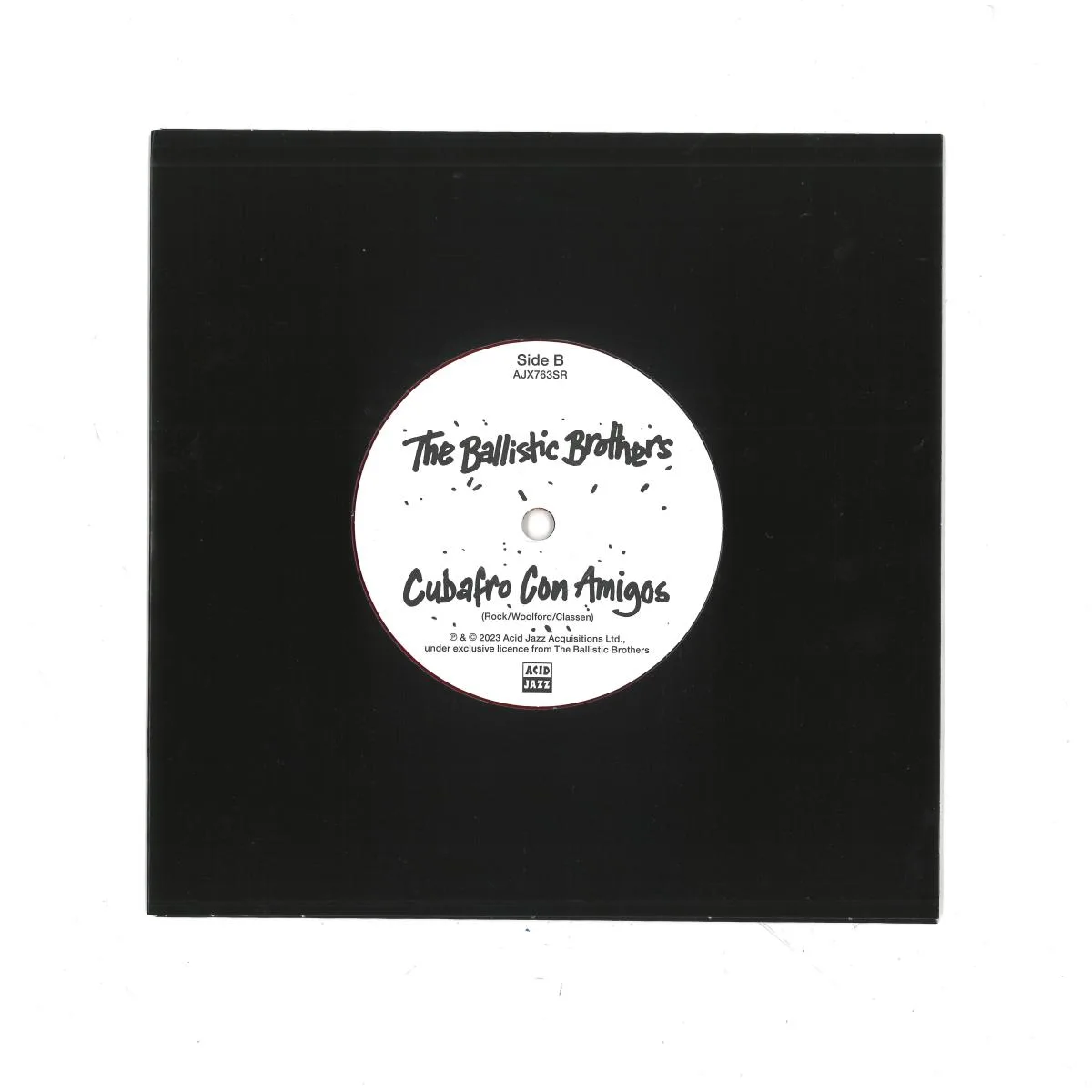 Back cover — The Ballistic Brothers — Blacker (7")