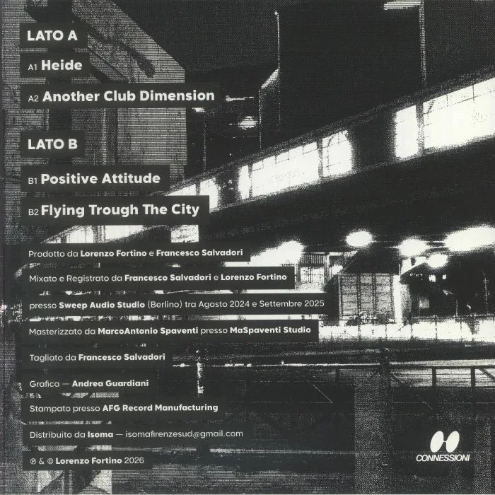 Back cover — Lorenzo FORTINO / FRANCESCO SALVADORI — Friends Above Berlin
