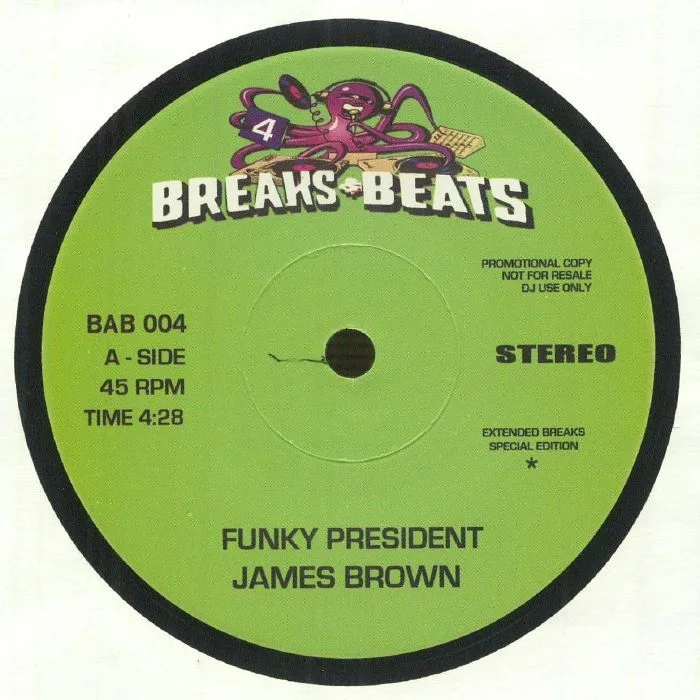 Front cover — James BROWN / THE VIBRETTES — Funky President (reissue)