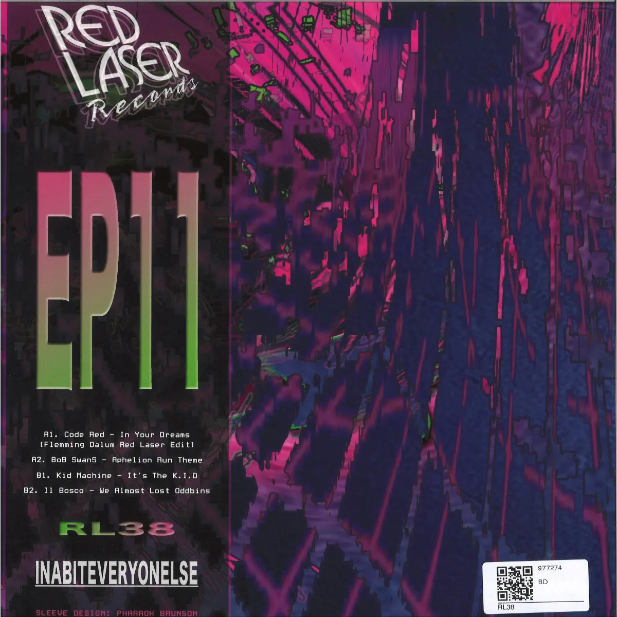 Back cover — Various — RED LASER RECORDS 11 EP