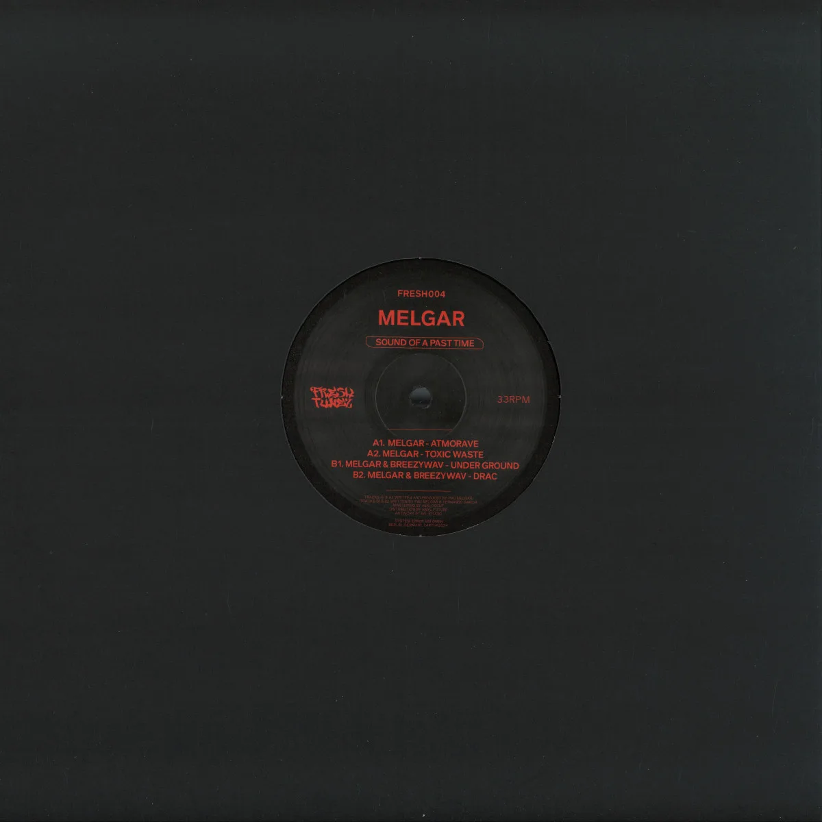 Back cover — Melgar — Sound Of A Past Time