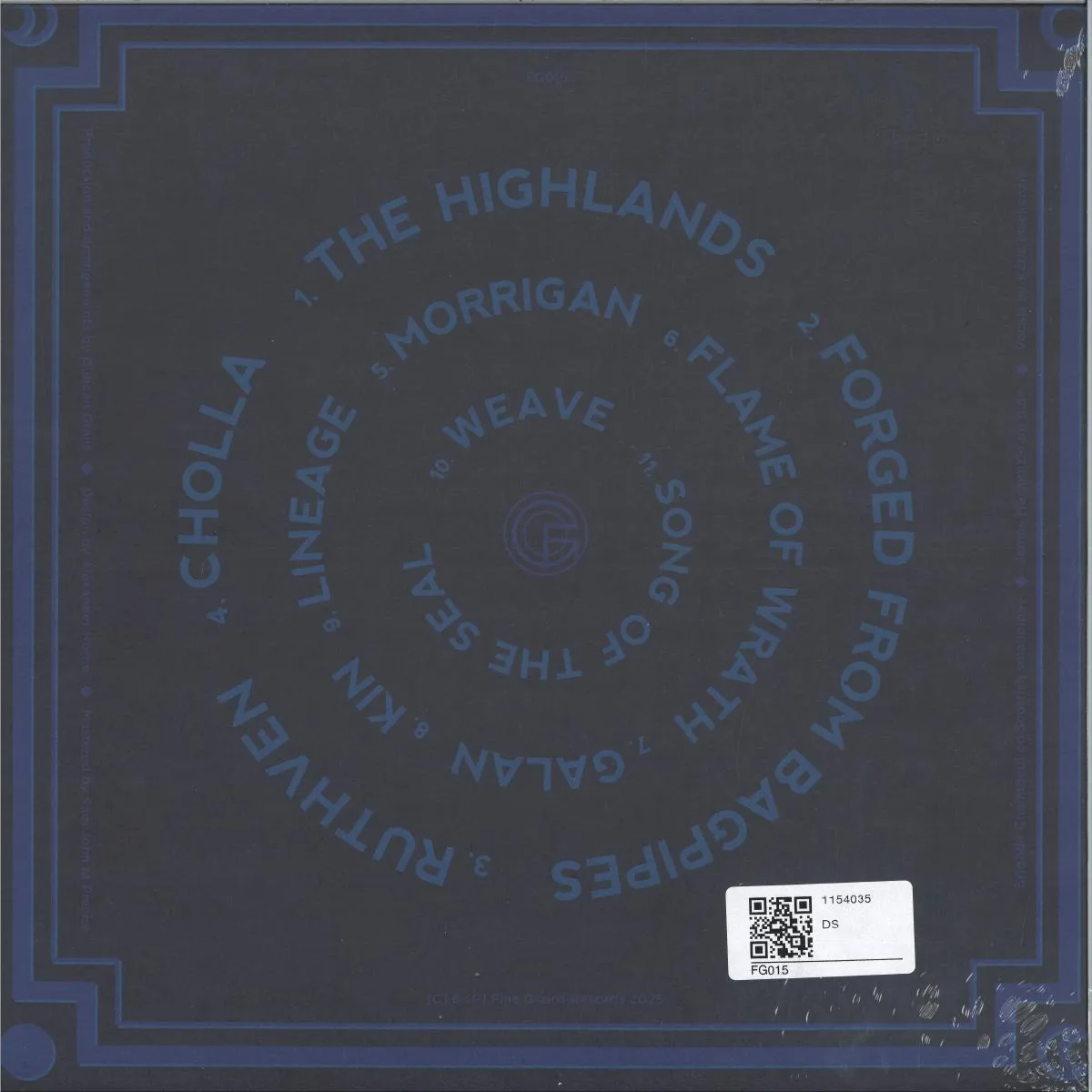 Back cover — CAIN — Lineage