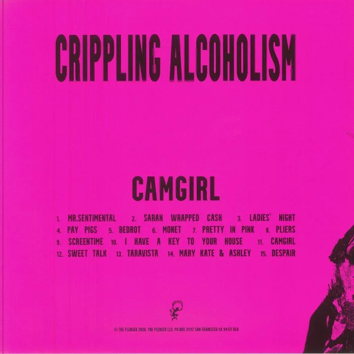 Обратная сторона обложки — CRIPPLING ALCOHOLISM — Camgirl