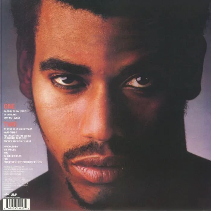 Обратная сторона обложки — Kurtis BLOW — Kurtis Blow (reissue)