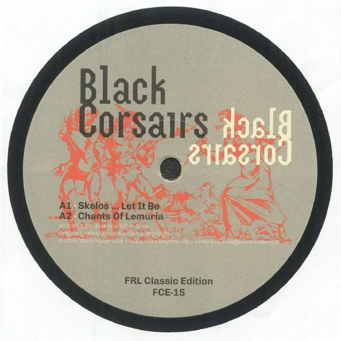 Лицевая сторона обложки — BLACK CORSAIRS — Black Corsairs