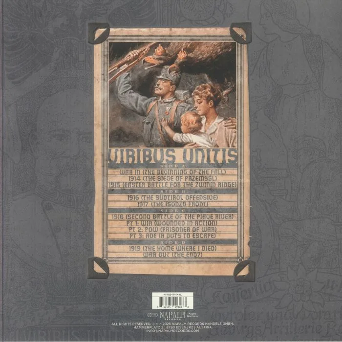 Обратная сторона обложки — 1914 — Viribus Unitis