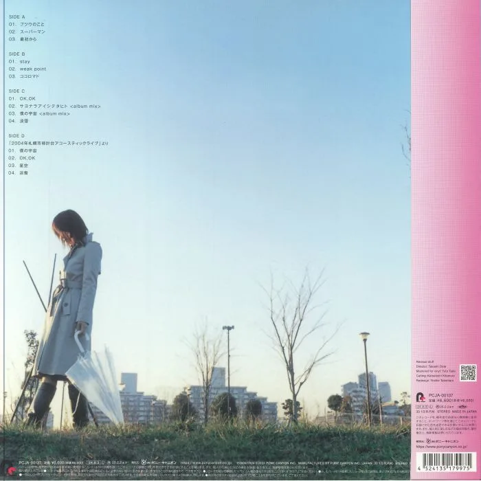 Обратная сторона обложки — Toko FURUUCHI — Futsuu No Koto (reissue)