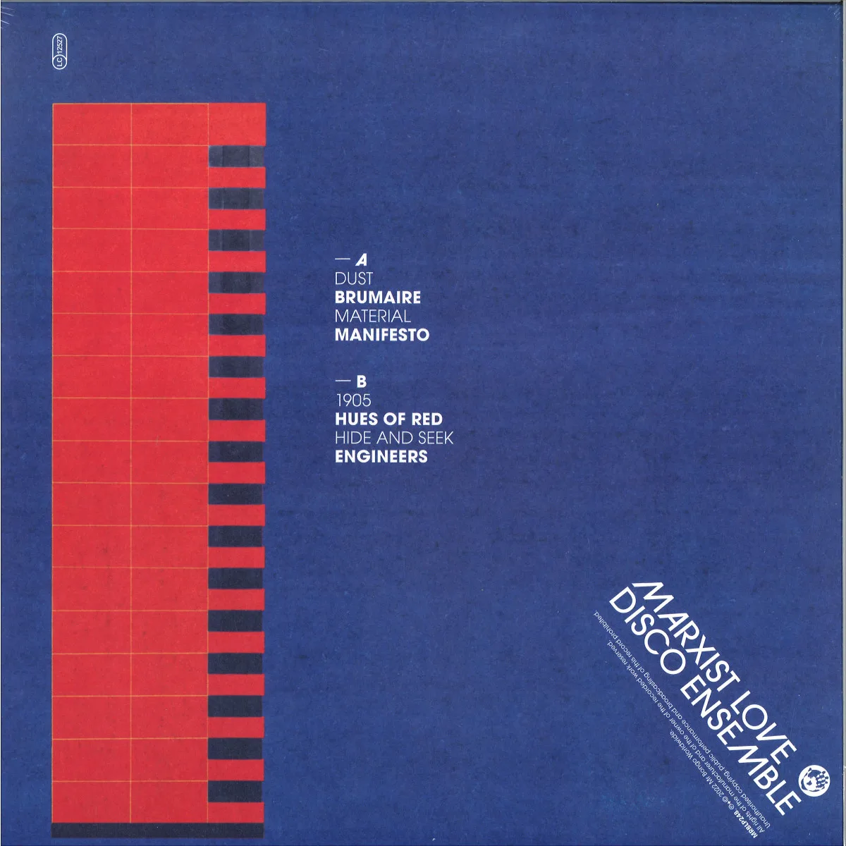 Back cover — Marxist Love Disco Ensemble — MLDE LP