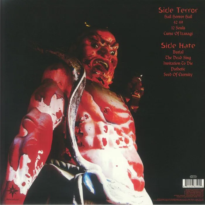 Back cover — SIGH — Hail Horror Hail