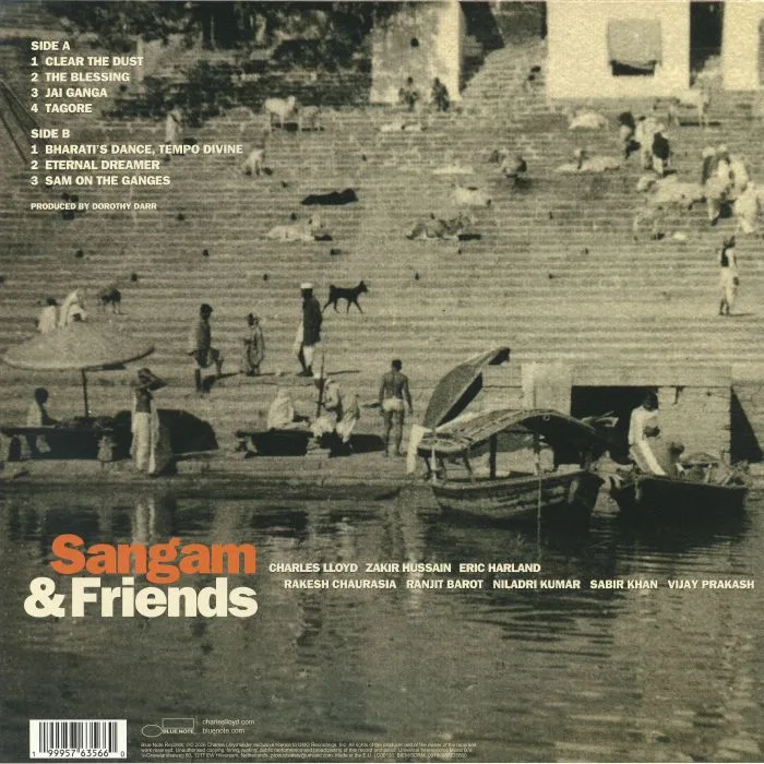 Обратная сторона обложки — Charles LLOYD — Sangam & Friends