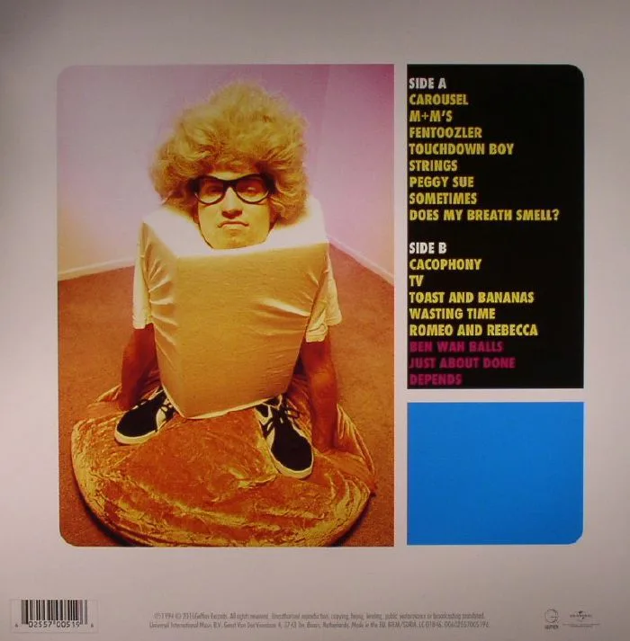 Back cover — BLINK 182 — Cheshire Cat (reissue)