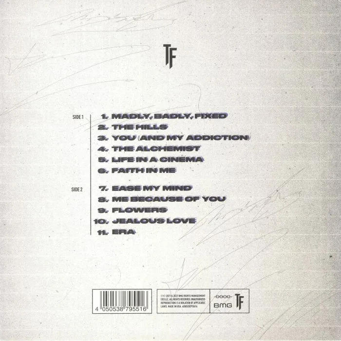 Обратная сторона обложки — The FAIM — Talk Talk
