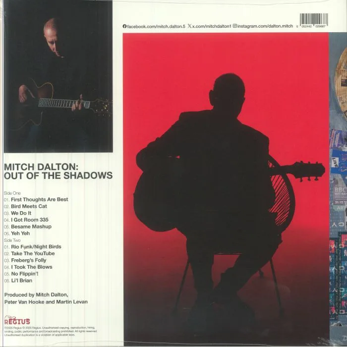 Back cover — Mitch DALTON — Out Of The Shadows
