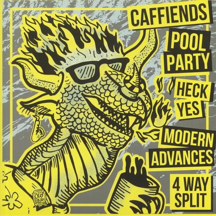 CAFFIENDS / POOL PARTY / HECK YES / MODERN ADVANCES — 4 Way Split