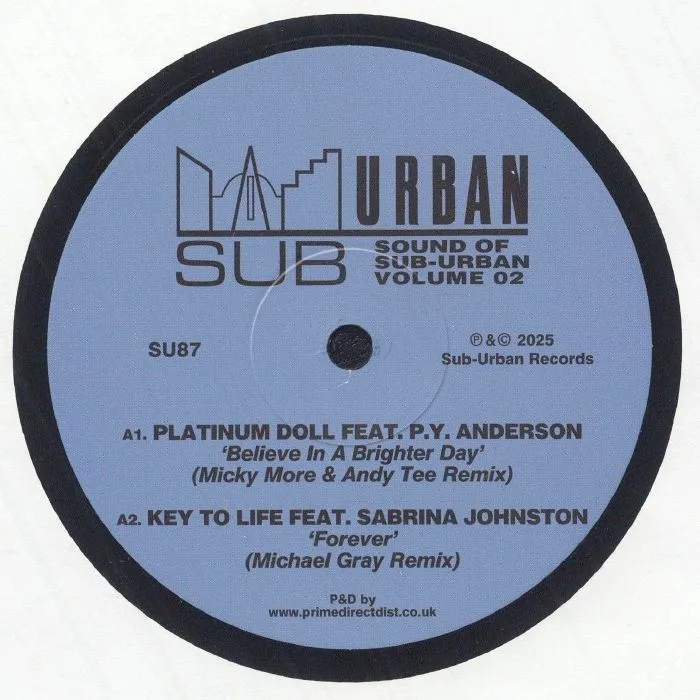 Front cover — PLATINUM DOLL / KEY TO LIFE / DEEP ZONE / JAZZ N GROOVE — The Sound Of Sub Urban Vol 2