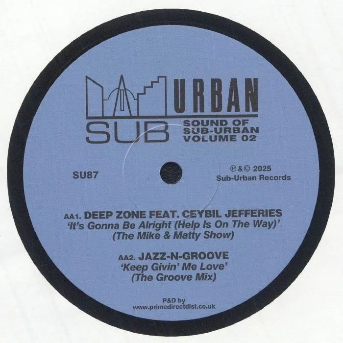 Back cover — PLATINUM DOLL / KEY TO LIFE / DEEP ZONE / JAZZ N GROOVE — The Sound Of Sub Urban Vol 2