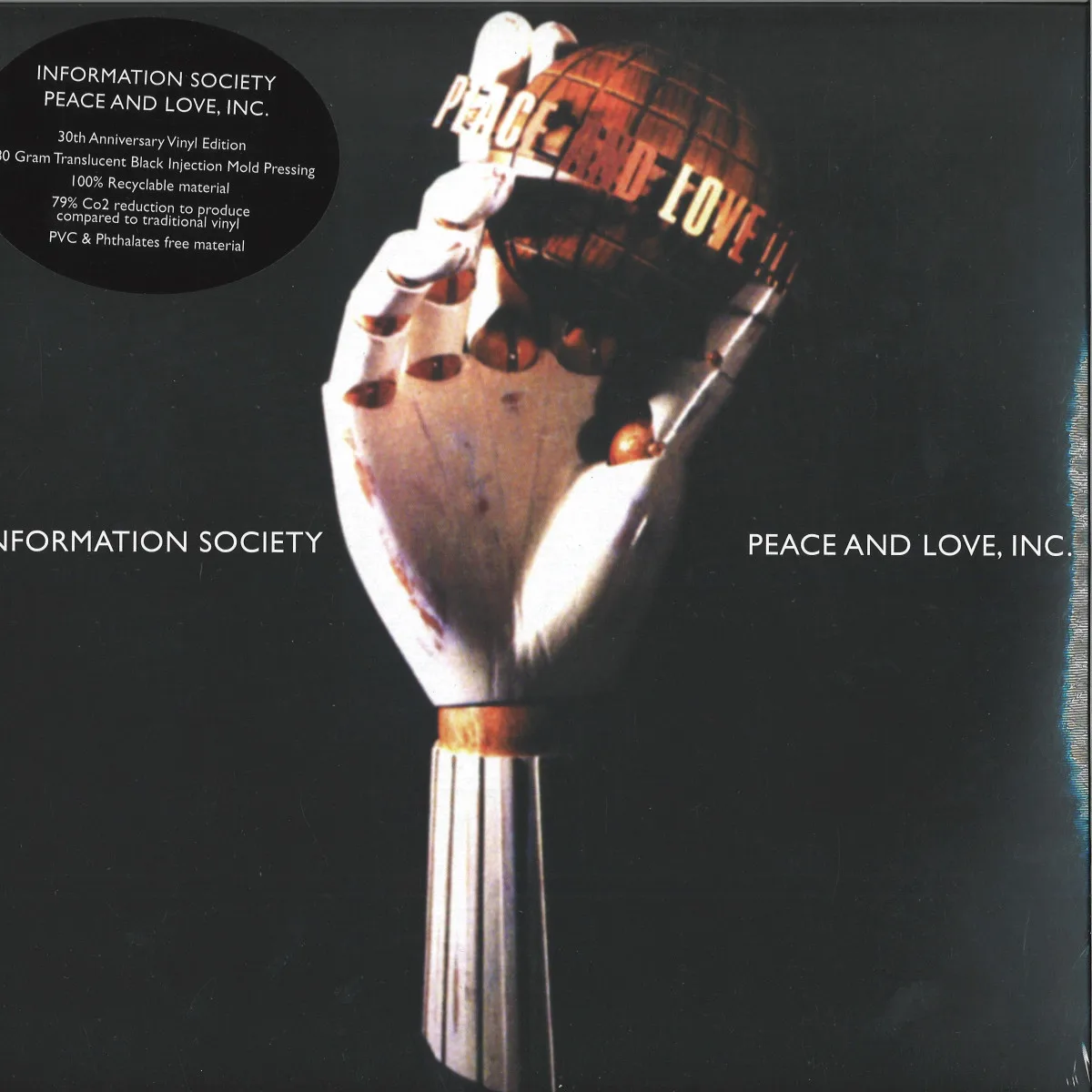 Information Society — Peace and Love, Inc (30th Anniversary) LP 2x12"