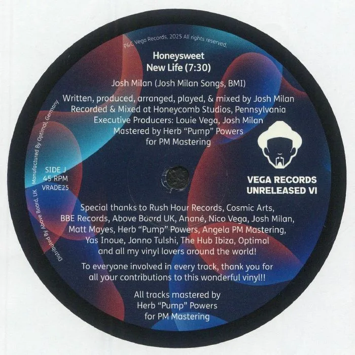 Back cover — Louie VEGA / VARIOUS — Vega Records 5 Pack Unreleased VI