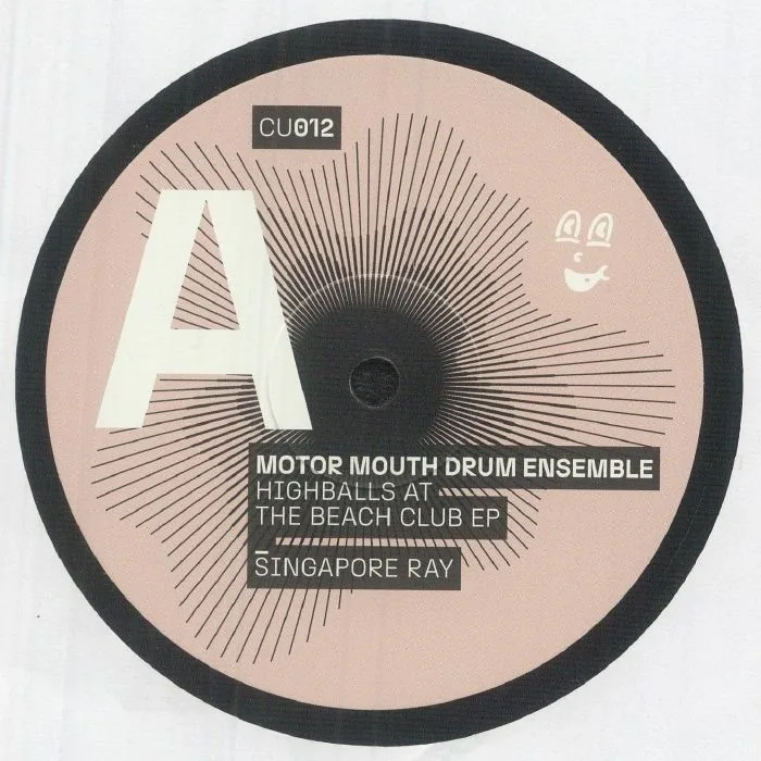 Front cover — MOTOR MOUTH DRUM ENSEMBLE — Highballs At The Beach Club EP