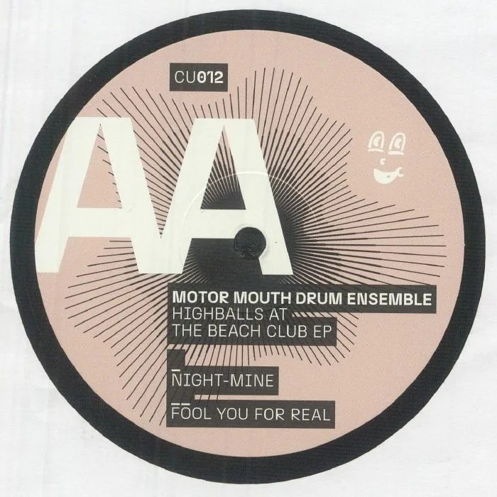 Back cover — MOTOR MOUTH DRUM ENSEMBLE — Highballs At The Beach Club EP