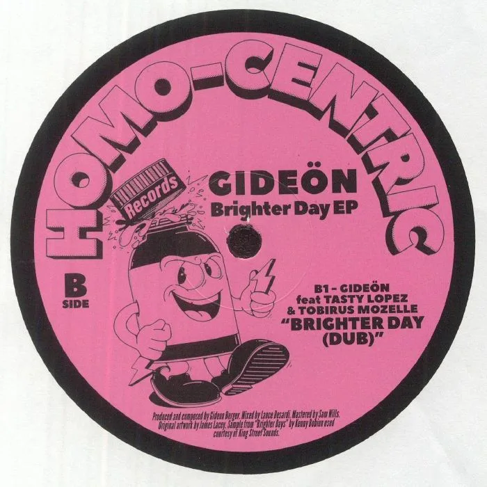 Back cover — GIDEON — Brighter Day EP