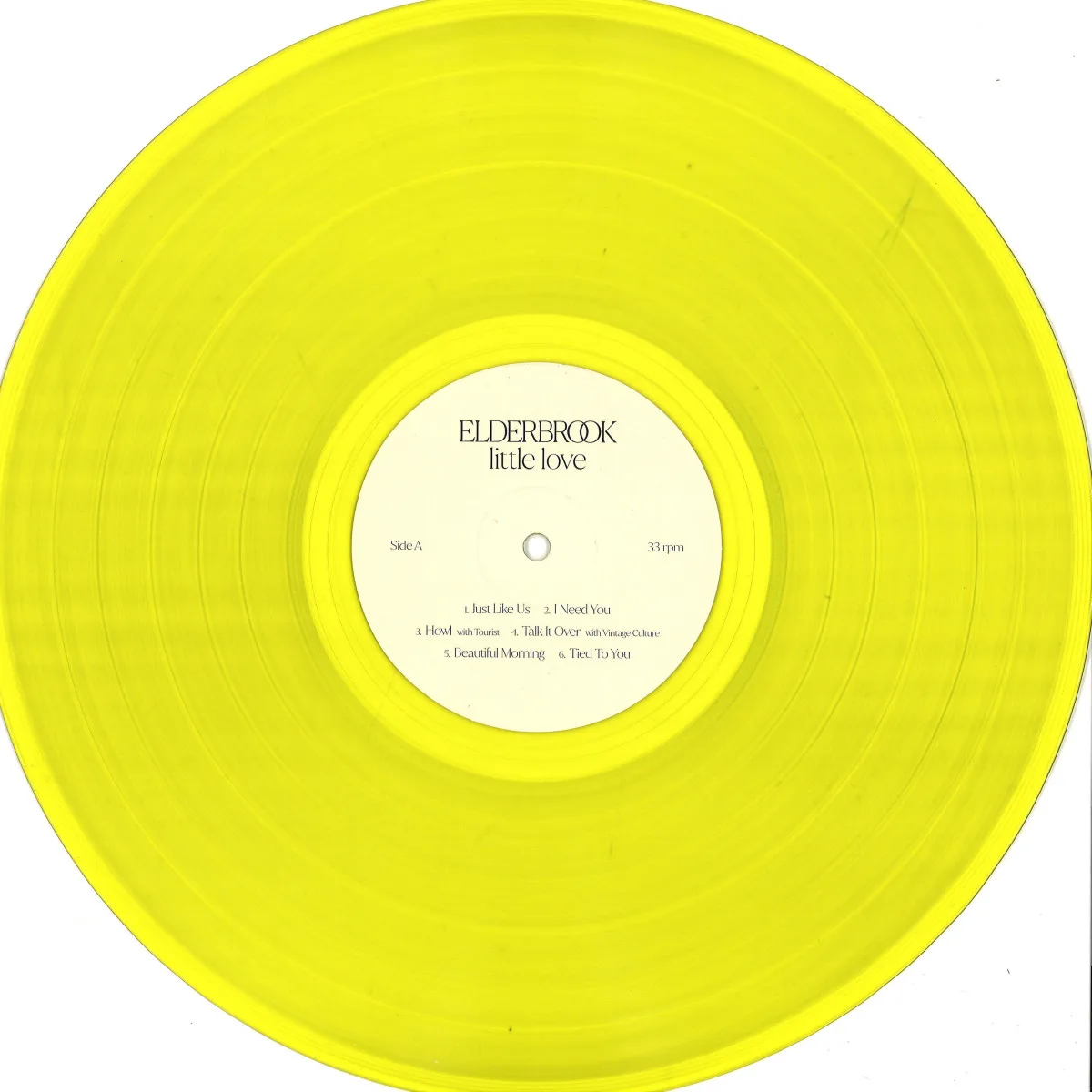 Лицевая сторона обложки — Elderbrook — Little Love LP