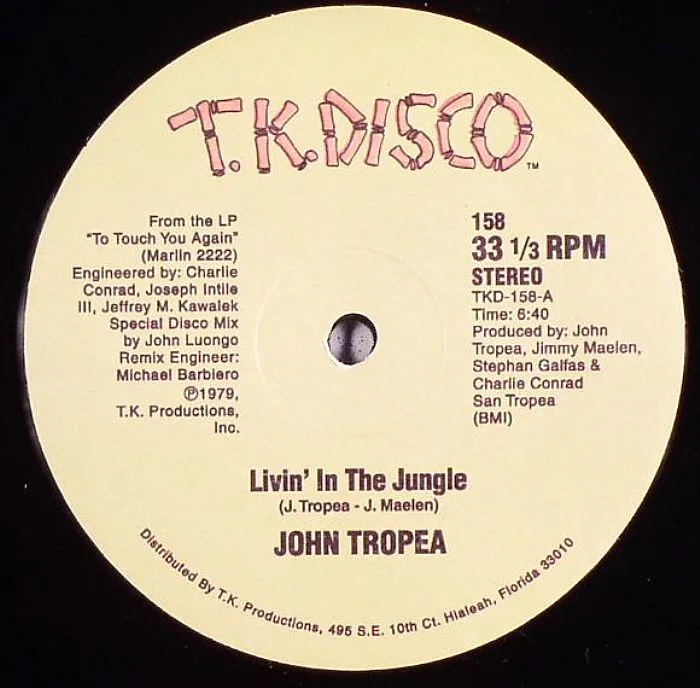 Front cover — John TROPEA / JOHNNY HARRIS — Livin' In The Jungle