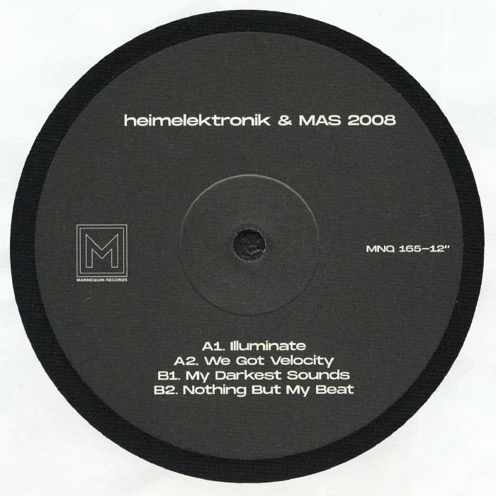 Обратная сторона обложки — HEIMELEKTRONIK / MAS 2008 — MNQ 165 12"