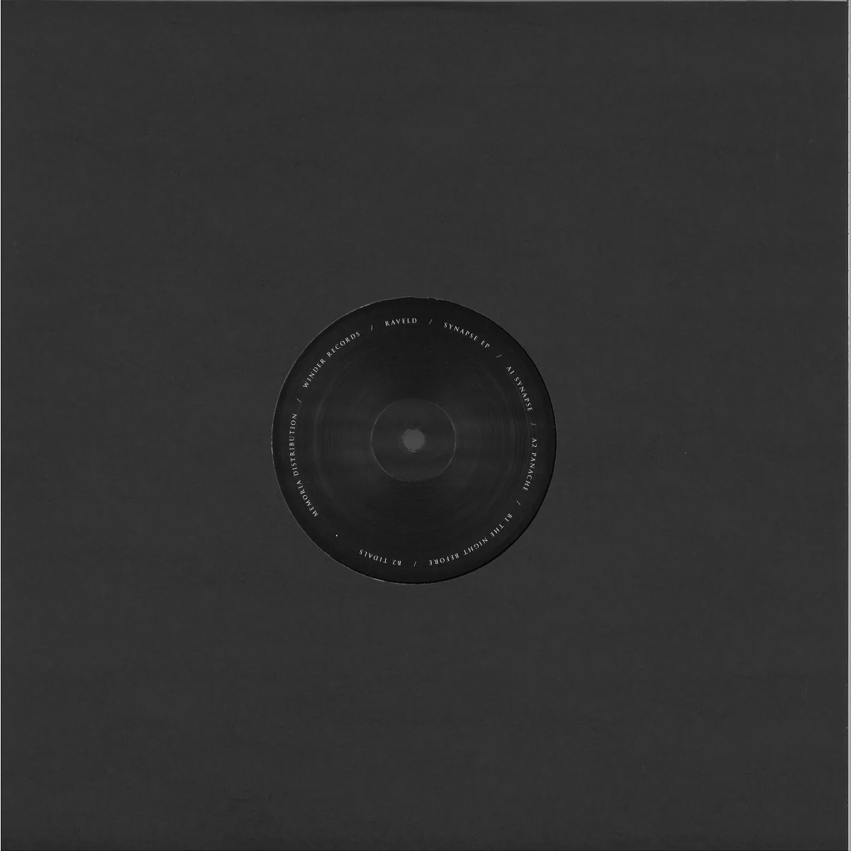 Back cover — Raveld — Synapse EP