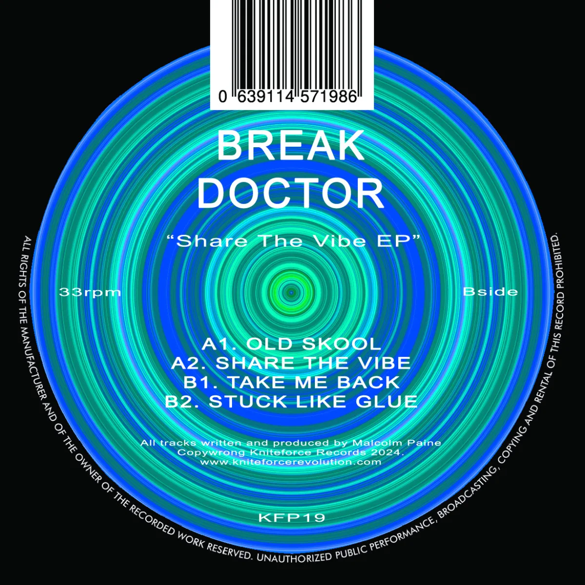 Back cover — Break Doctor — Share The Vibe EP