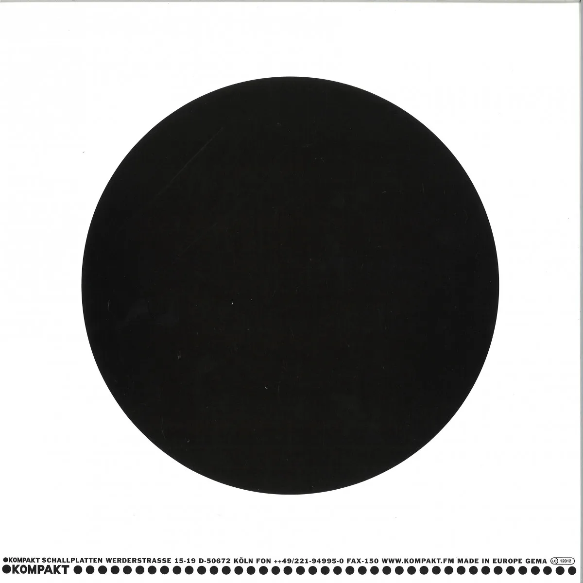 Back cover — Orlando Voorn — Internal Destination