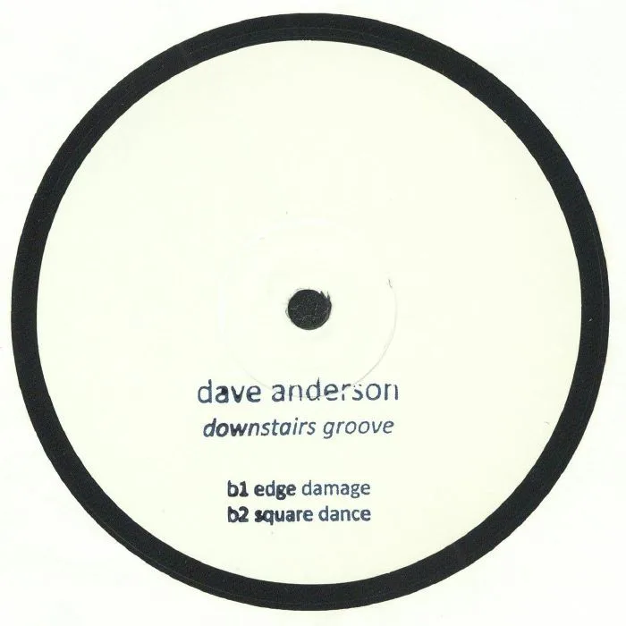 Обратная сторона обложки — Dave ANDERSON — Downstairs Groove