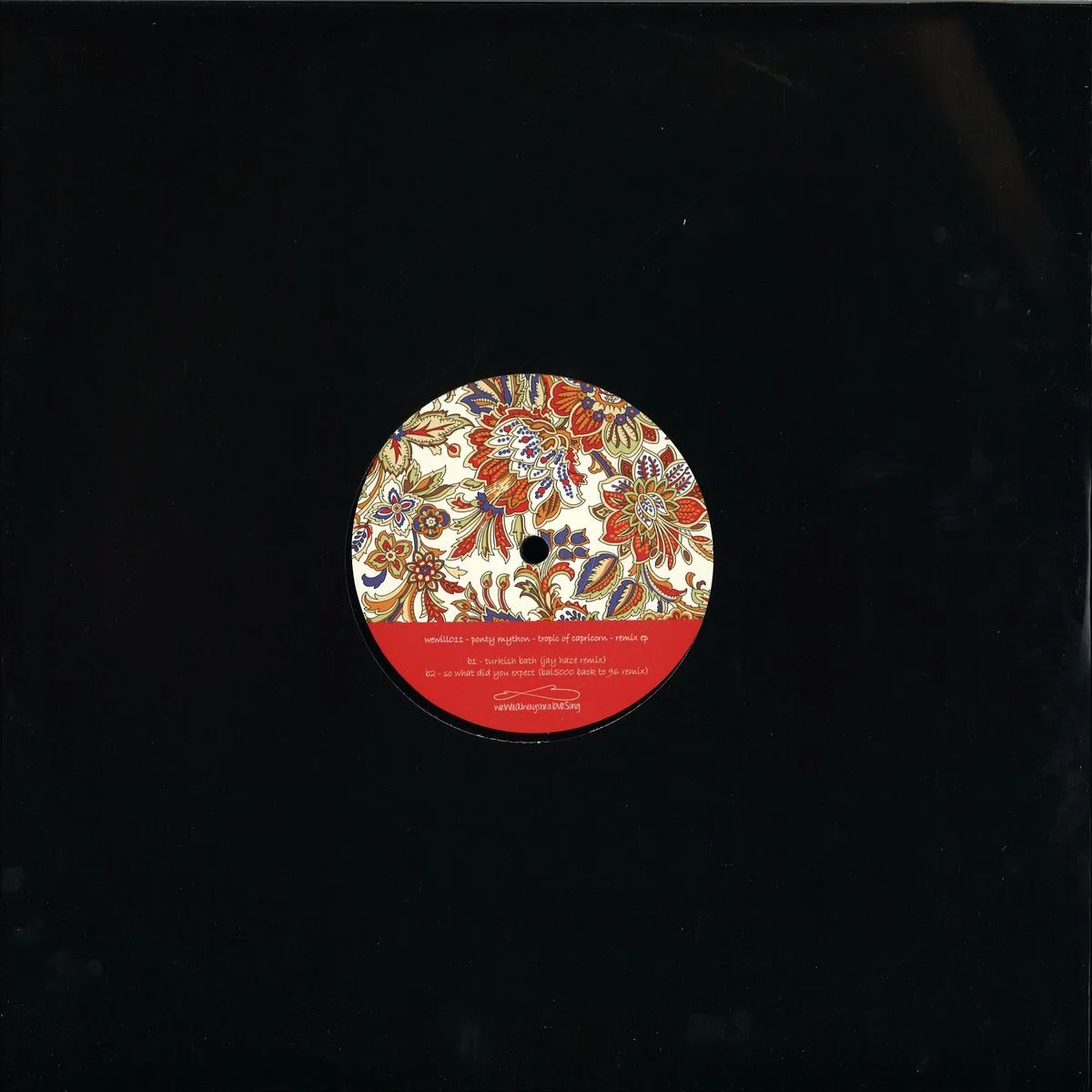 Back cover — Ponty Mython — Tropic Of Capricorn Ep - Remix Ep