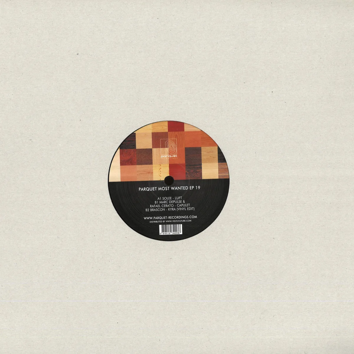 Back cover — Various — Parquet Most Wanted EP 19