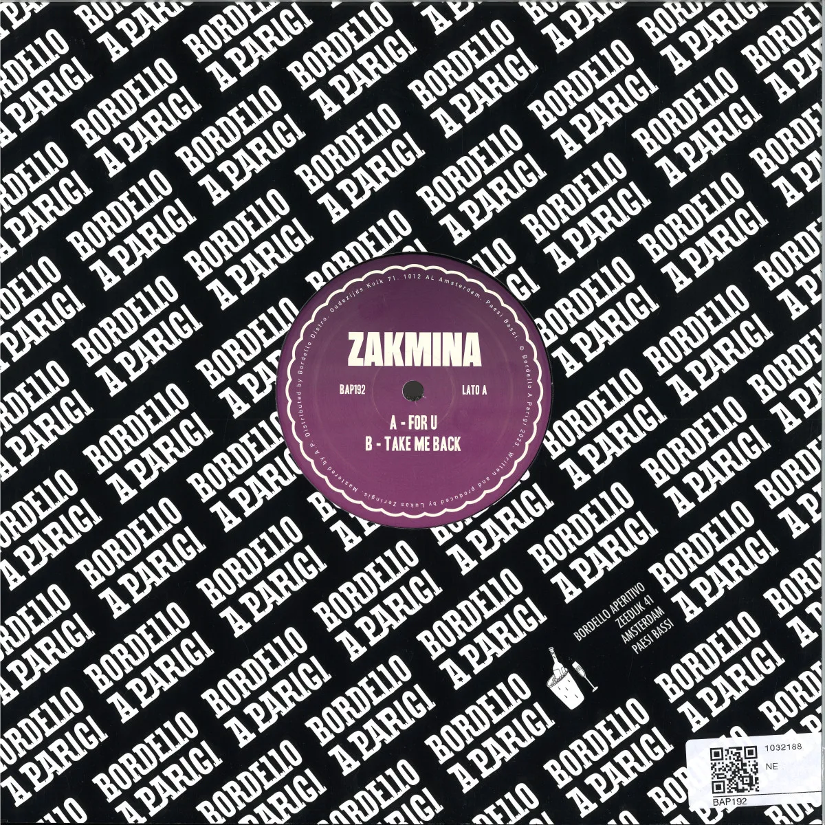 Back cover — Zakmina — FOR U