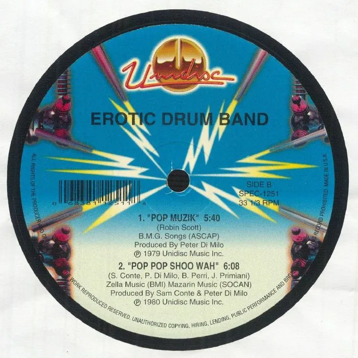 Back cover — EROTIC DRUM BAND — Plug Me To Death (reissue)