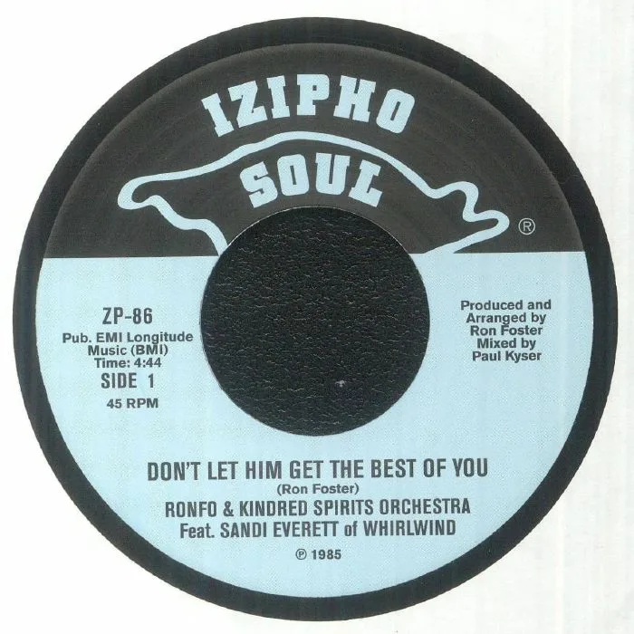 RONFO & KINDRED SPIRITS ORCHESTRA / LEE McDONALD — Don't Let Him Get The Best Of You