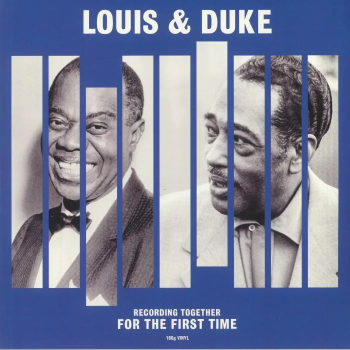 Лицевая сторона обложки — Louis ARMSTRONG / DUKE ELLINGTON — Recording Together For The First Time