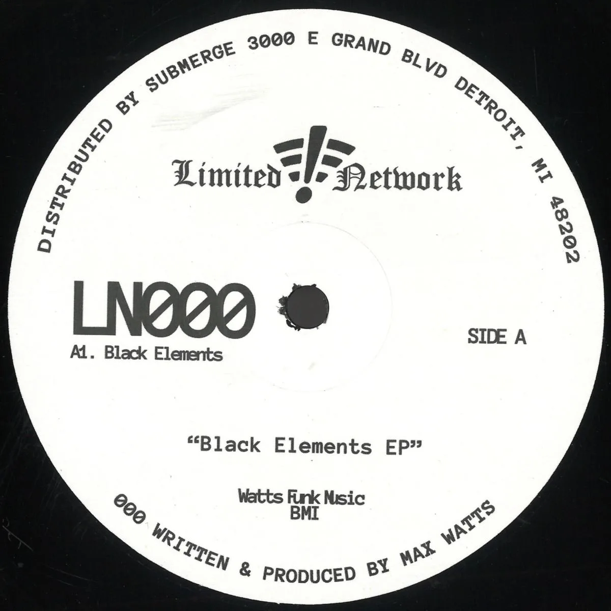 Max Watts — Black Elements EP