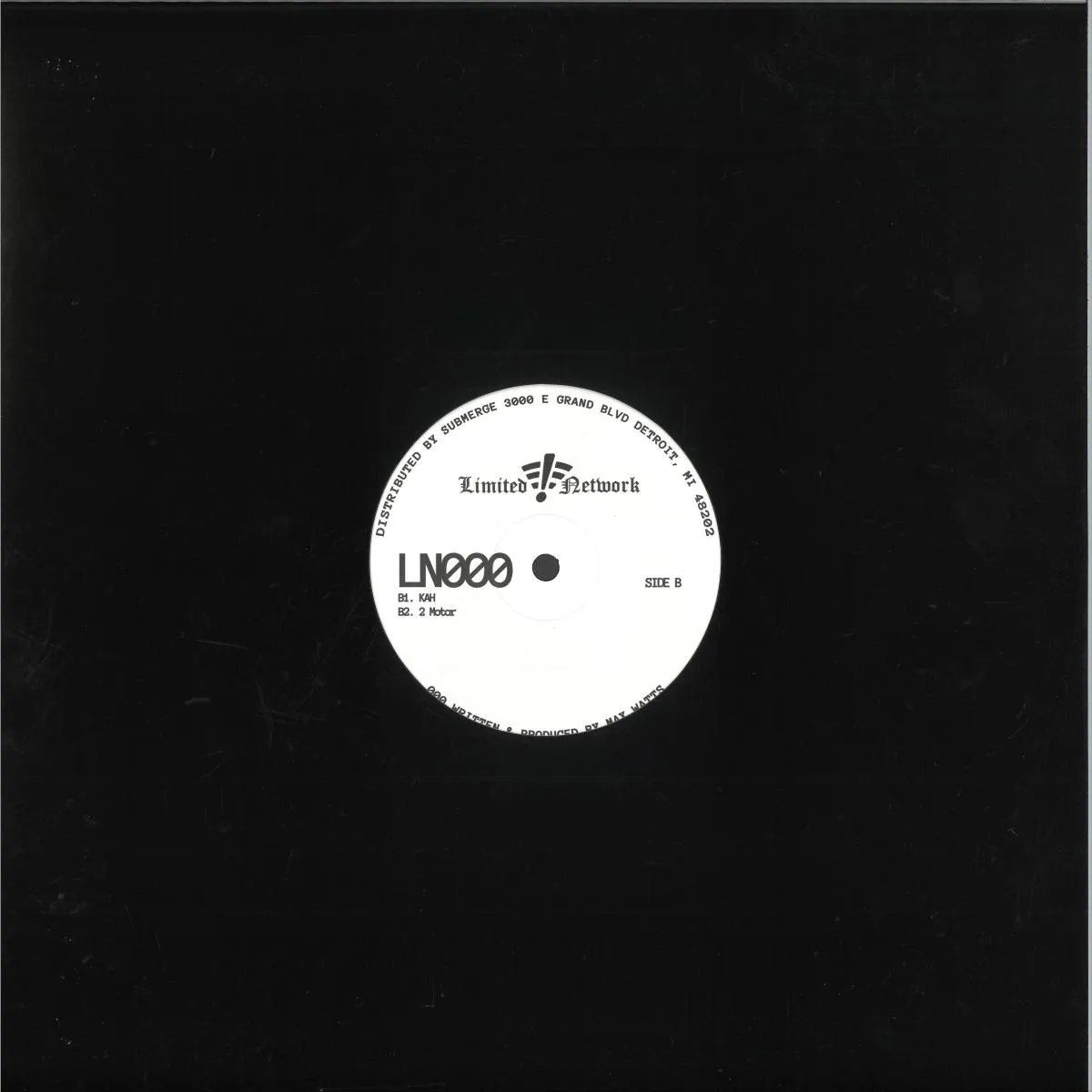Back cover — Max Watts — Black Elements EP