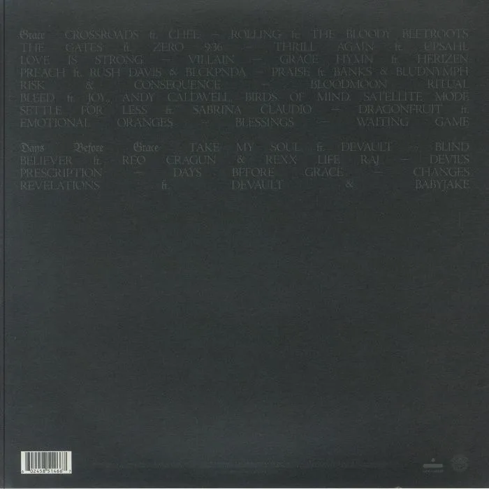 Обратная сторона обложки — ZHU — Grace (Deluxe Edition)