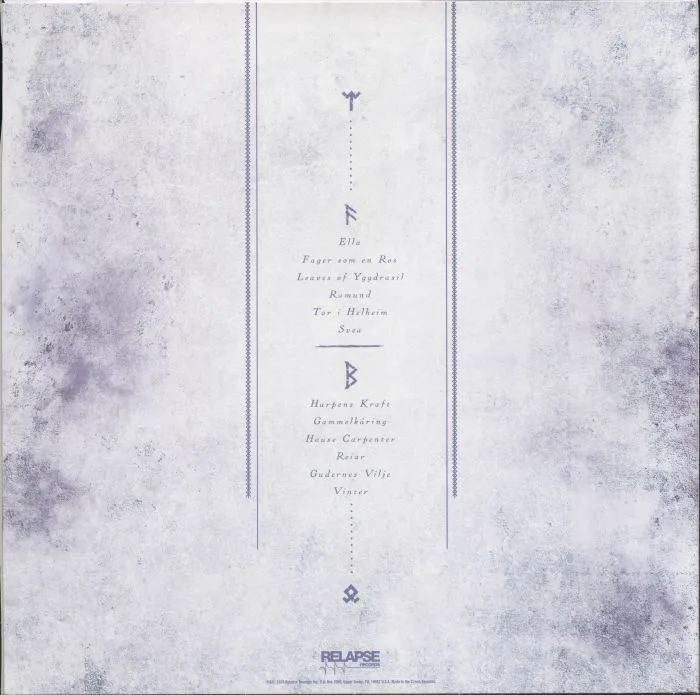 Back cover — MYRKUR — Folkesange