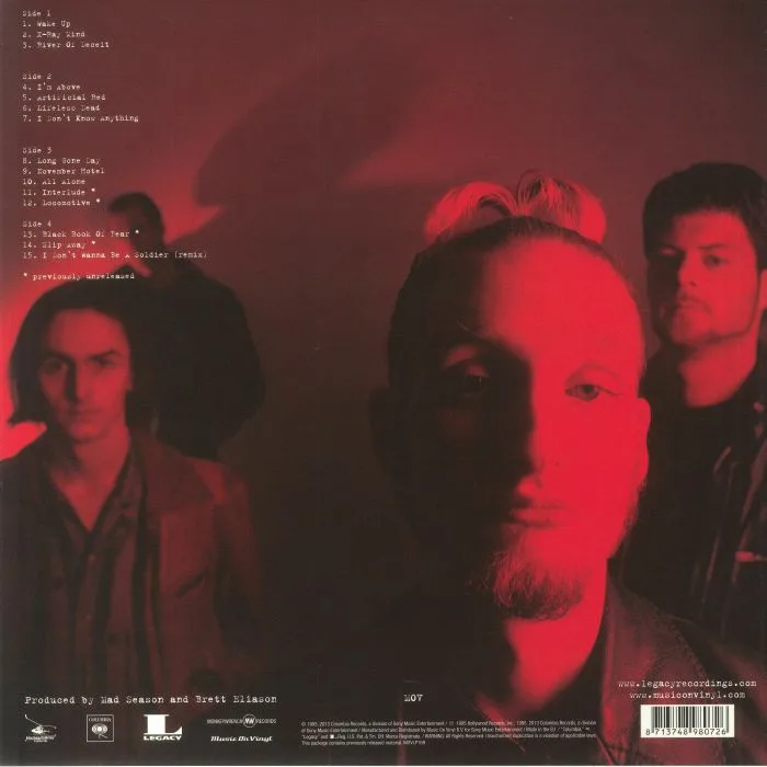 Обратная сторона обложки — MAD SEASON — Above