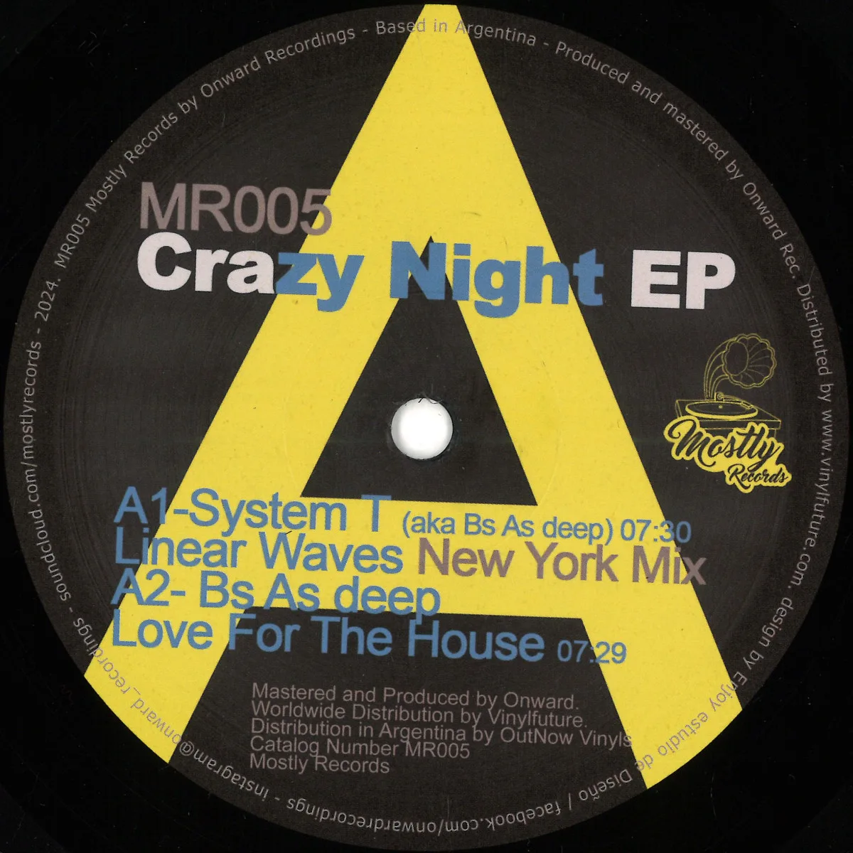 Front cover — Bs As Deep, Nicola Brusegan — Crazy Night EP