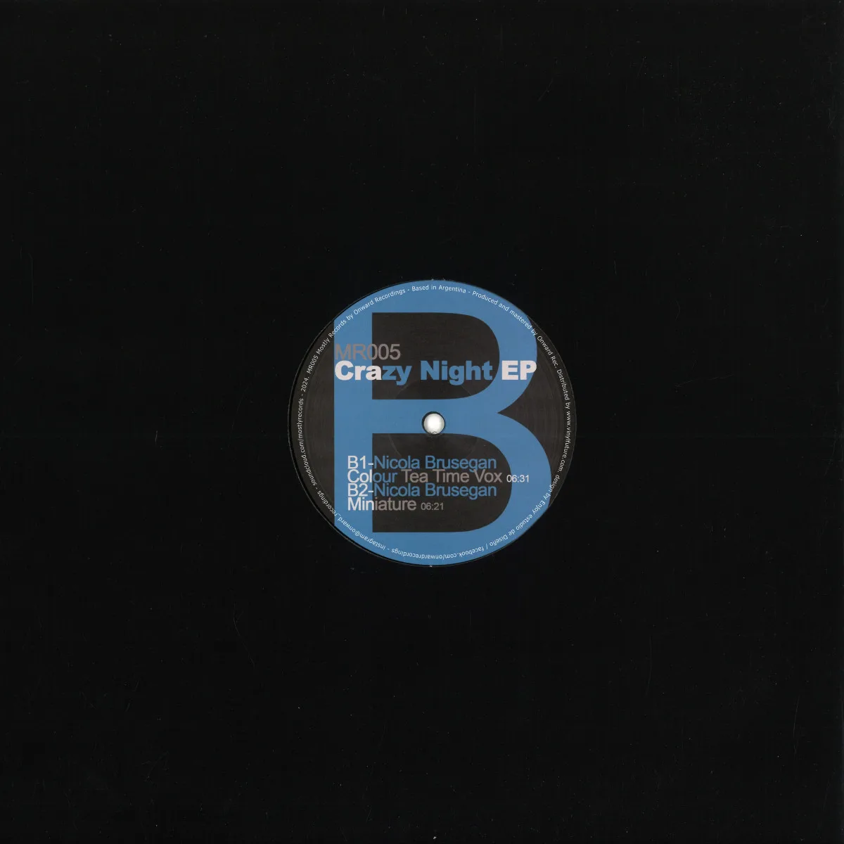 Back cover — Bs As Deep, Nicola Brusegan — Crazy Night EP