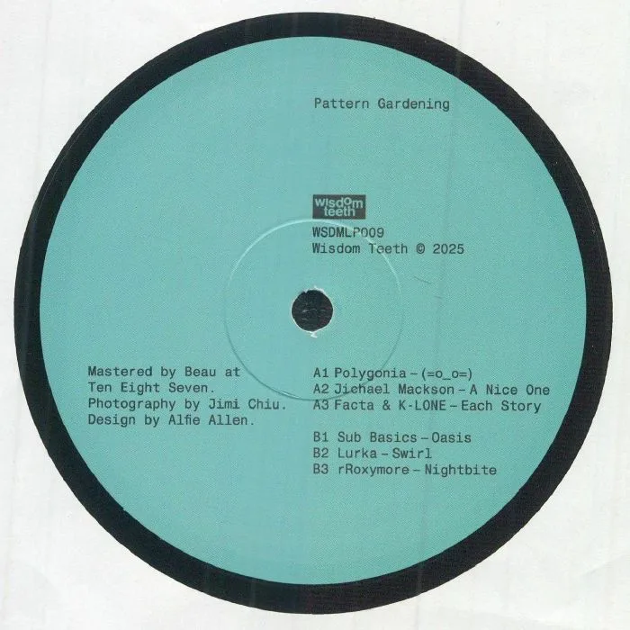 Front cover — POLYGONIA / JICHAEL MACKSON / FACTA / K LONE / SUB BASICS / LURKA / RROXYMORE — Pattern Gardening