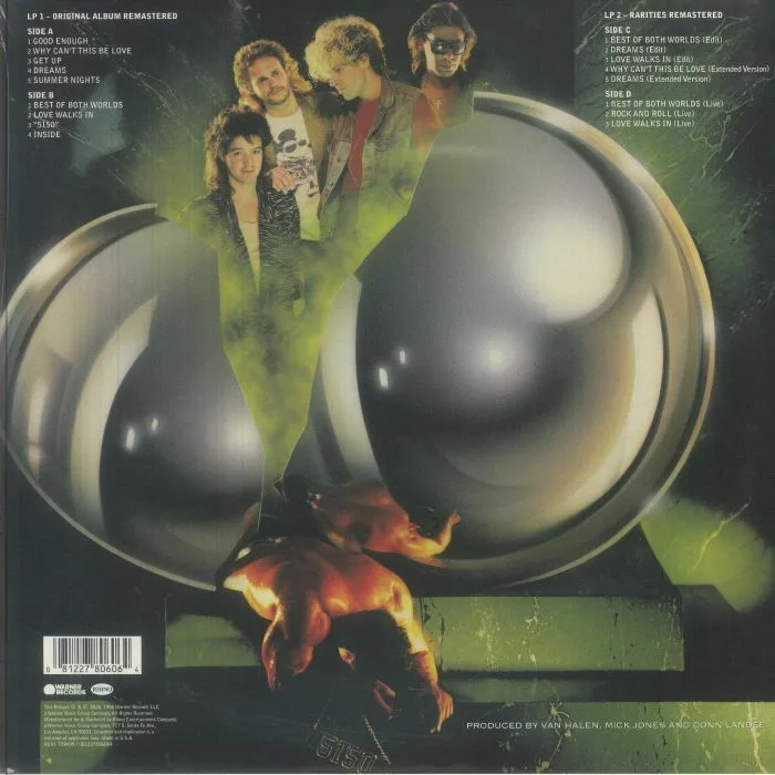 Обратная сторона обложки — VAN HALEN — 5150 (40th Anniversary Edition) (B-STOCK)
