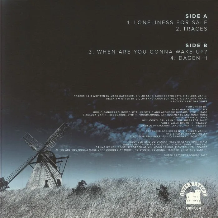 Back cover — NORD ELECTRIC — Loneliness For Sale
