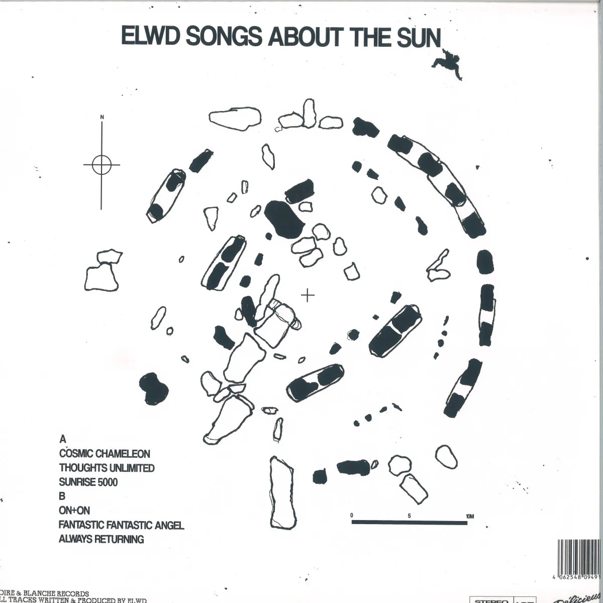 Back cover — Elwd — SONGS ABOUT THE SUN